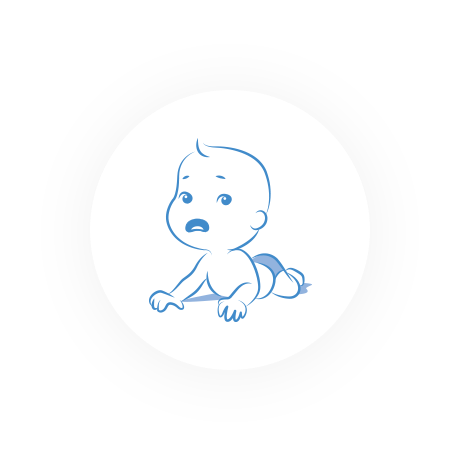 Symptoms of colic:  ched back
